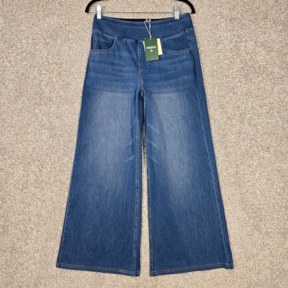 HALARA Pants - HALARA Flex Wide Leg Jeans Women's Medium Petite (29x28) NEW